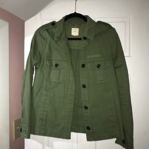 Gap size small green jacket